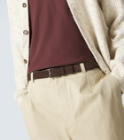 Loro Piana Mayfair suede belt