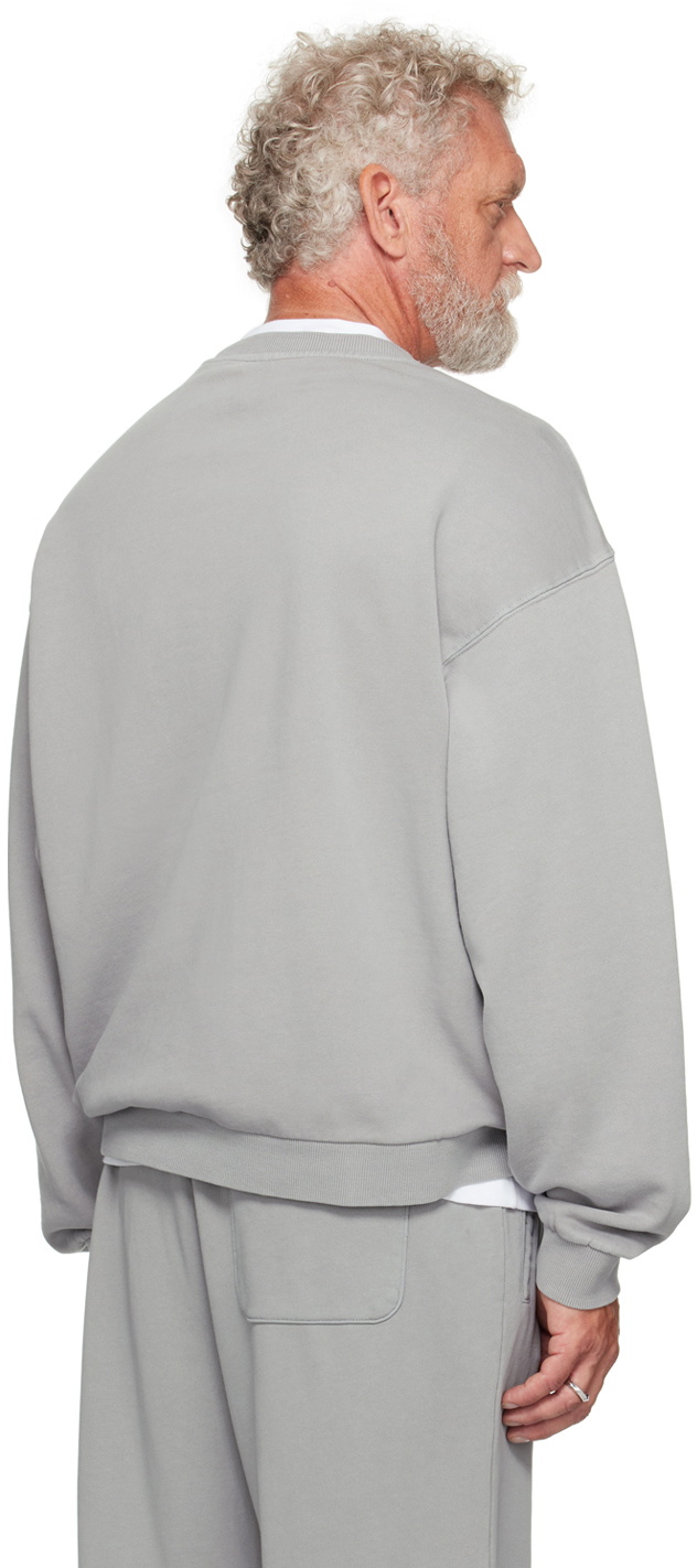 SKIMS Gray Terry Relaxed Crewneck Sweatshirt