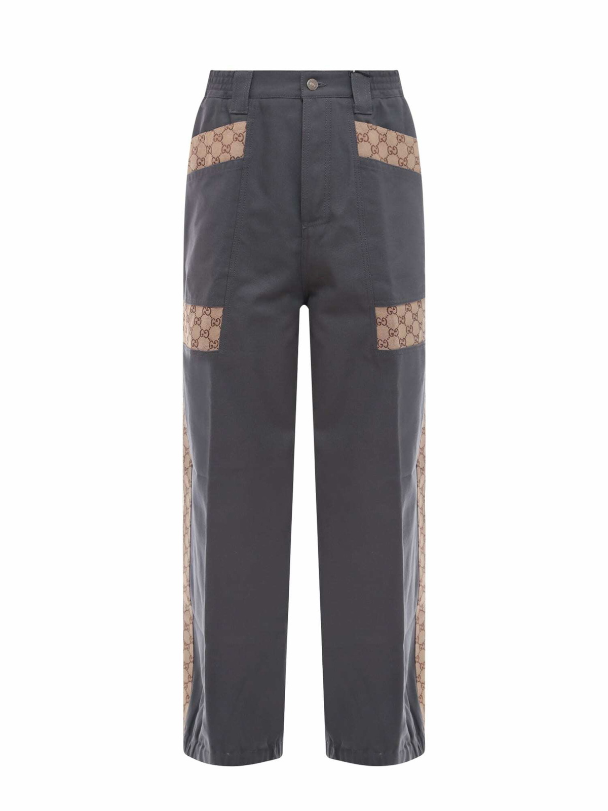 パンツ GUCCI DARK GREY WOOL WIDE TROUSERS Gucci Dark Grey Wool Wide Trouser – LOZURI®