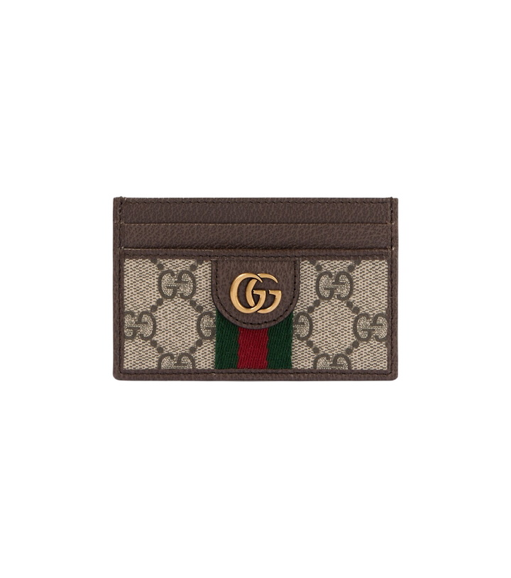 Photo: Gucci Ophidia leather-trimmed card case