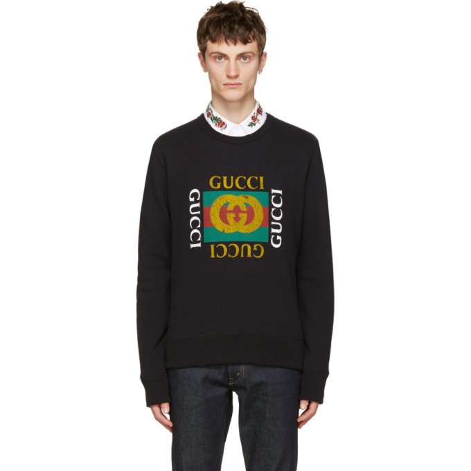 Photo: Gucci Black Logo Pullover