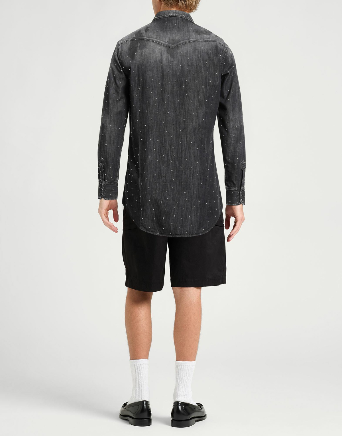 Dsquared2 Mens Denim shirt in Black