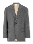 AMI PARIS - Wool-Flannel Blazer - Gray