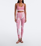 Pucci Marmo jersey leggings