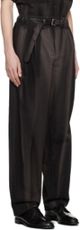 JiyongKim Black Wide Trousers