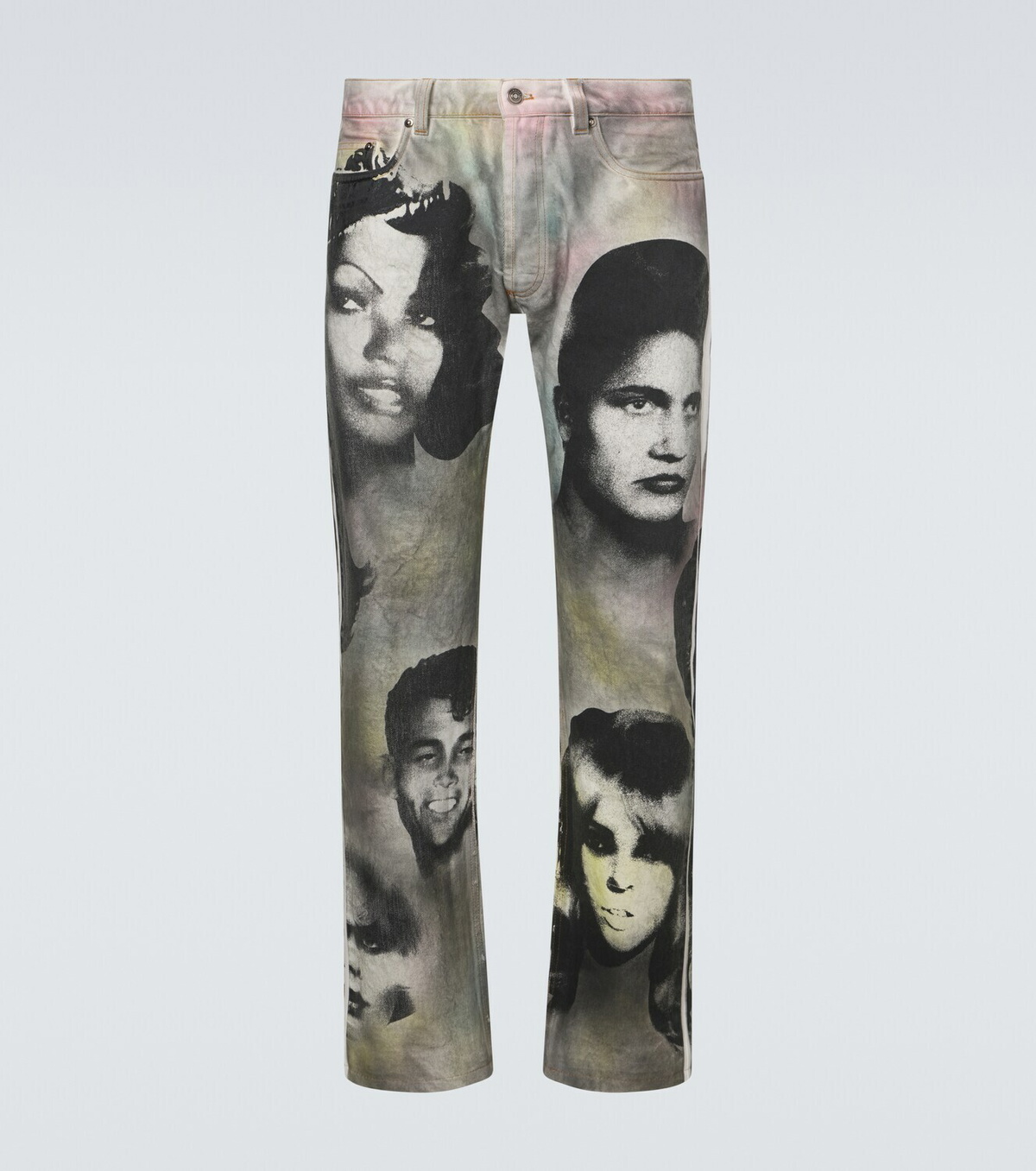 Versace Printed straight jeans