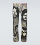 Versace Printed straight jeans