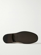 Acne Studios - Boafer Snake-Effect Leather Loafers - Brown