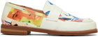 KidSuper White Collage Faces Printed Loafers