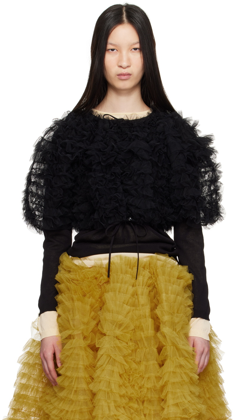 Molly Goddard Off-White Florence Cardigan Molly Goddard Molly Goddard Off-White Florence Cardigan Molly Goddard