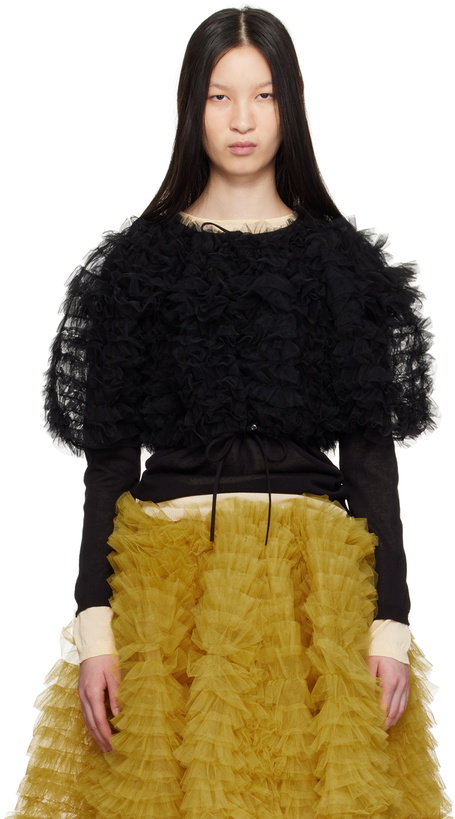 Photo: Molly Goddard Black Greta Cardigan