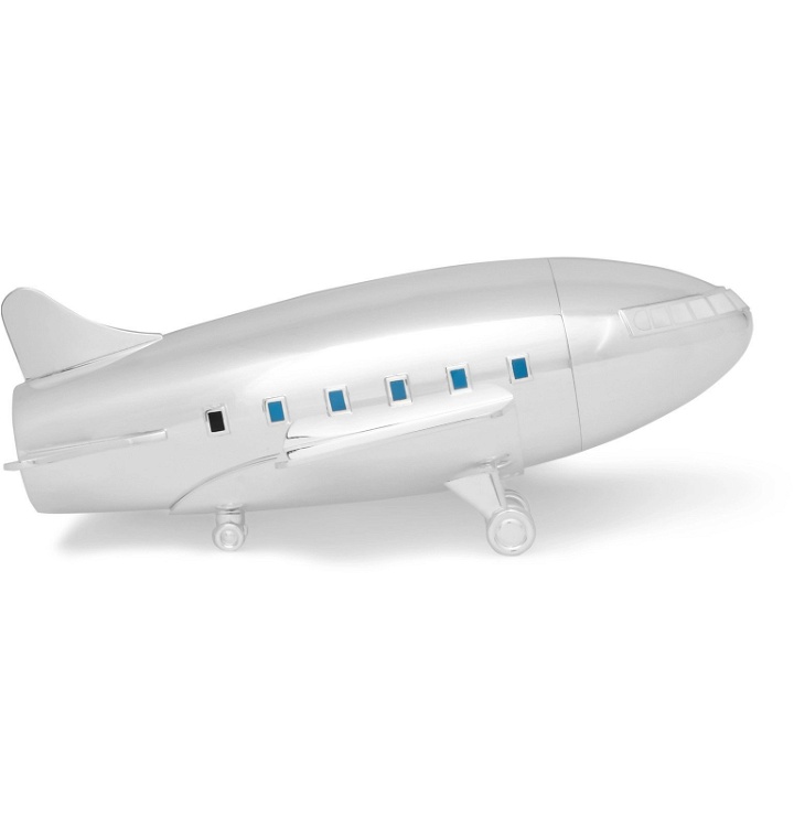 Photo: Asprey - Airplane Sterling Silver Cocktail Shaker - Silver