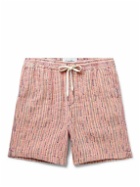 Corridor - Straight-Leg Woven Cotton Drawstring Shorts - Red