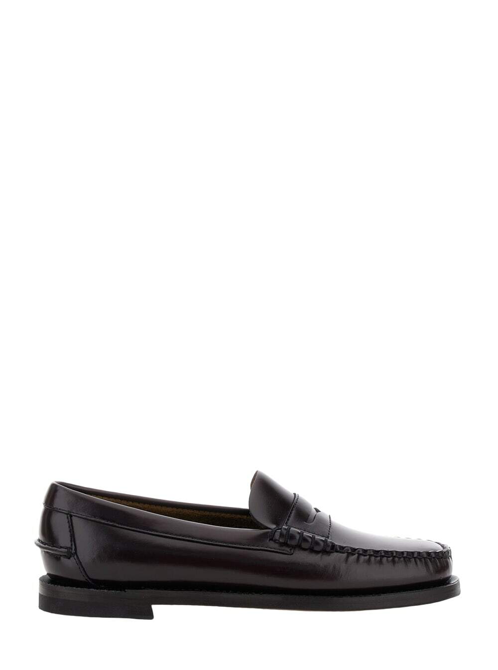 Sebago dan Bordeaux Pull-on Loafers In Leather Woman