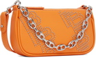 BY FAR Orange Mini Rachel Shoulder Bag