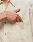 Adsum Short Sleeve Breezer Shirt Beige - Mens - Shortsleeves
