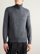 Brunello Cucinelli - Knitted Rollneck Sweater - Blue