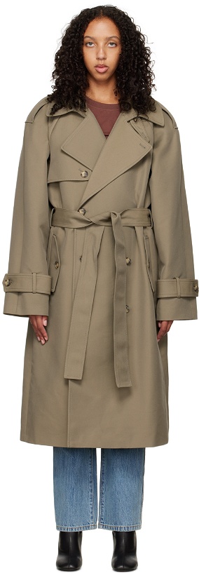 Photo: The Mannei Beige Soria Trench Coat