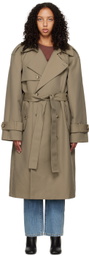 The Mannei Beige Soria Trench Coat
