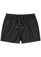 Paul Smith Striped Shell Swim Shorts Black