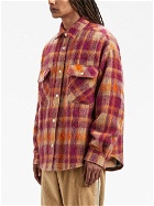 PALM ANGELS - Checked Wool Overshirt