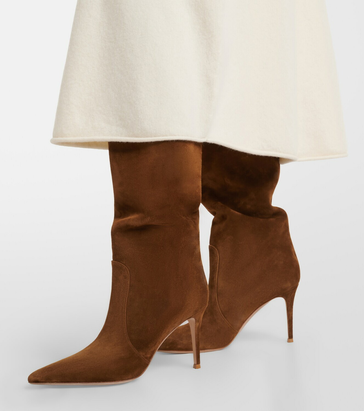 Gianvito Rossi Hansen suede knee-high boots