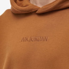 Air Jordan Men's Wordmark Fleece Hoodie in Light British Tan