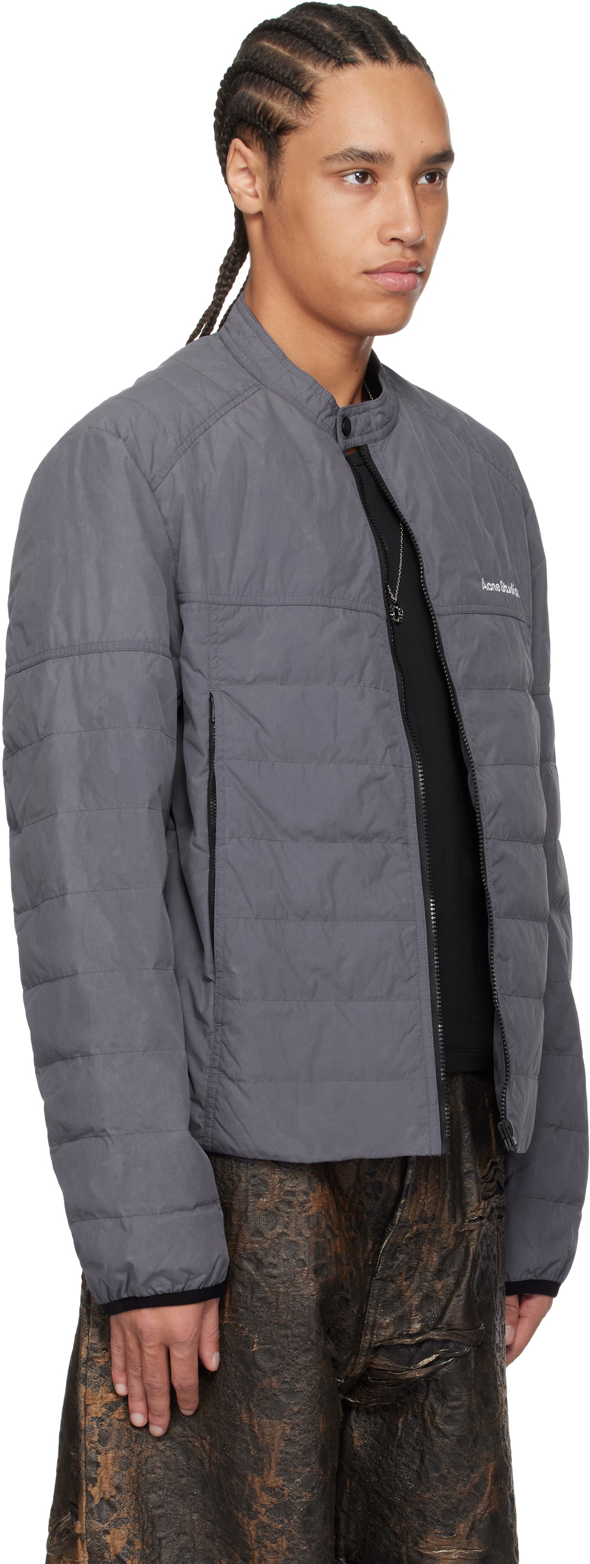 Acne Studios Blue Down Jacket