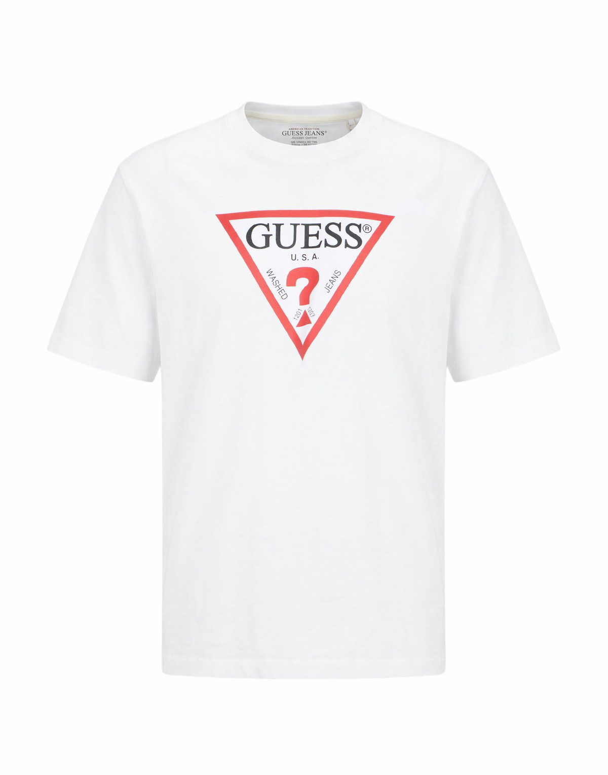 Guess Jeans Mens T-shirt in White