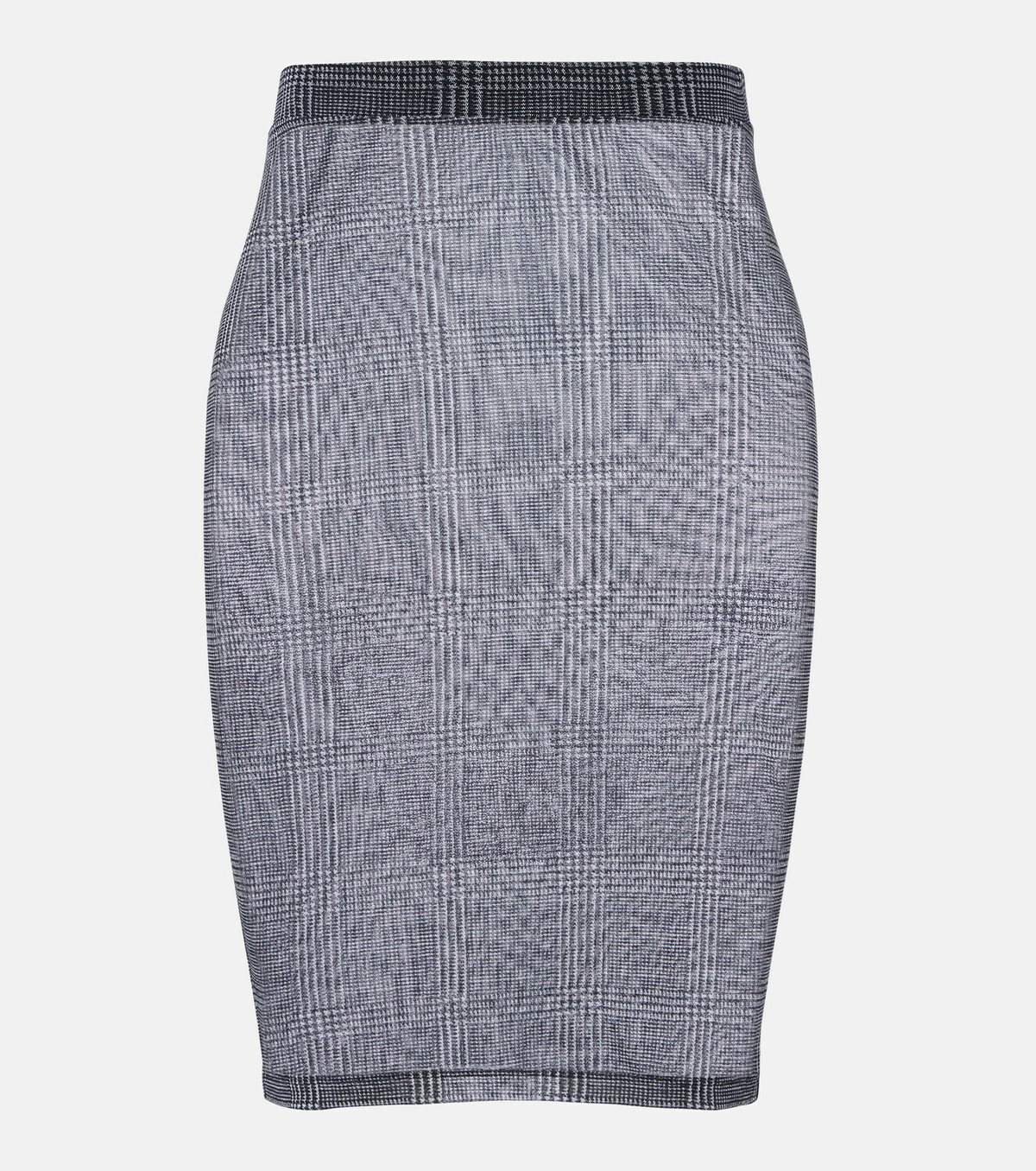 Elie Saab Checked sheer pencil skirt