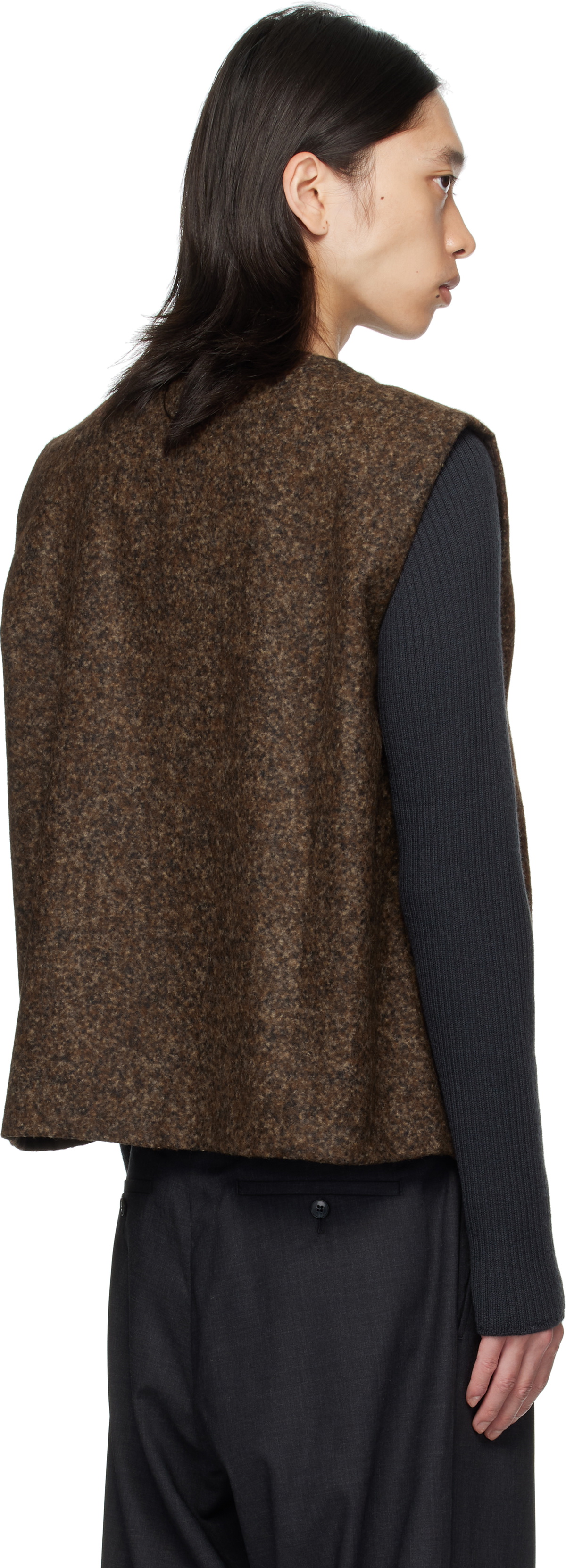 colbo Brown Zip Vest