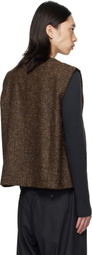 colbo Brown Zip Vest