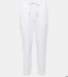 Max Mara Leisure Terreno cotton-blend straight pants