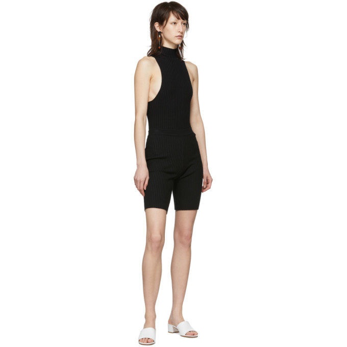 giu giu Black Nonna Bike Shorts