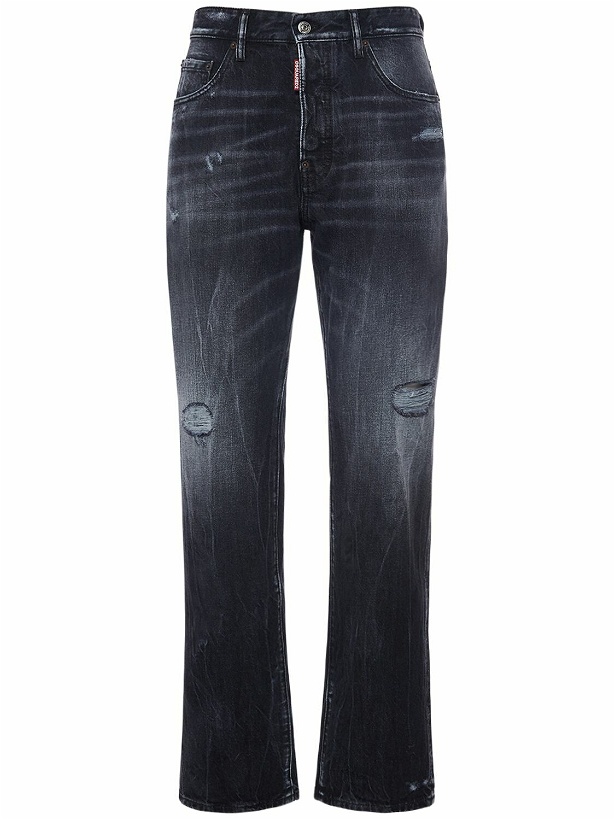 Photo: DSQUARED2 - 642 Fit Cotton Denim Jeans