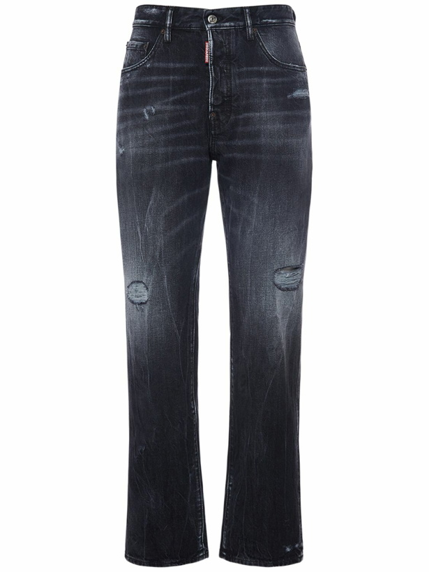 Photo: DSQUARED2 - 642 Fit Cotton Denim Jeans