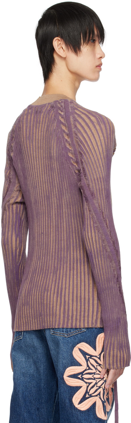 BLUEMARBLE Purple Drawstring Sweater