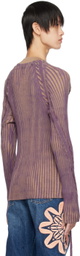 BLUEMARBLE Purple Drawstring Sweater