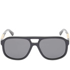 Gucci Men's Eyewear GG1188S Sunglasses in Black/Grey