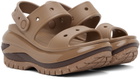 Crocs Brown Mega Crush Sandals