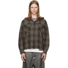 Diesel Brown S-Drum-Hoody Shirt