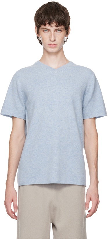 Photo: extreme cashmere Blue n°232 T-Shirt