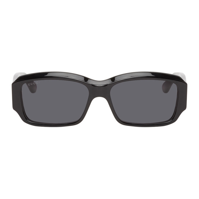 Photo: Gucci Black Acetate Square Sunglasses