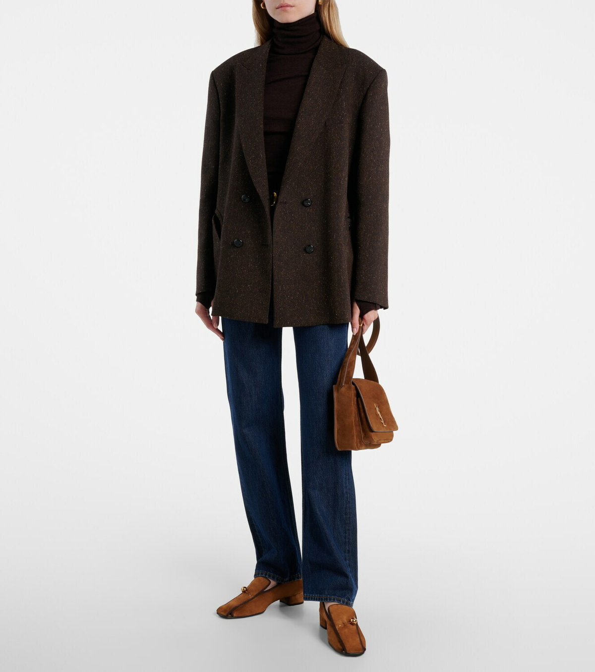 Herbert Levine Showtime 30 suede loafer pumps