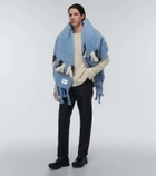 Jil Sander Mohair and wool-blend scarf