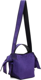 Acne Studios Purple Musubi Mini Suede Crossbody Bag