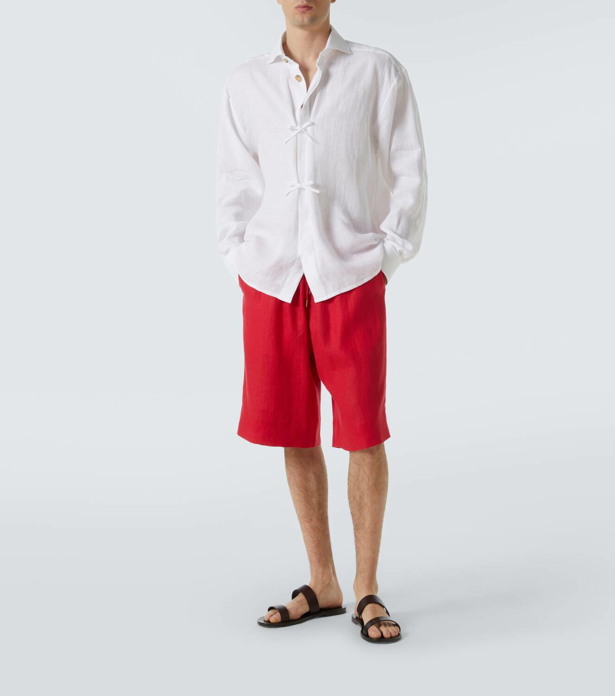 Kiton Linen shorts