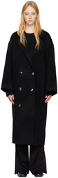 Loulou Studio Black Borneo Coat