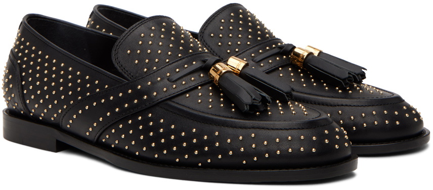 Human Recreational Services Black Stud Del Rey Loafers