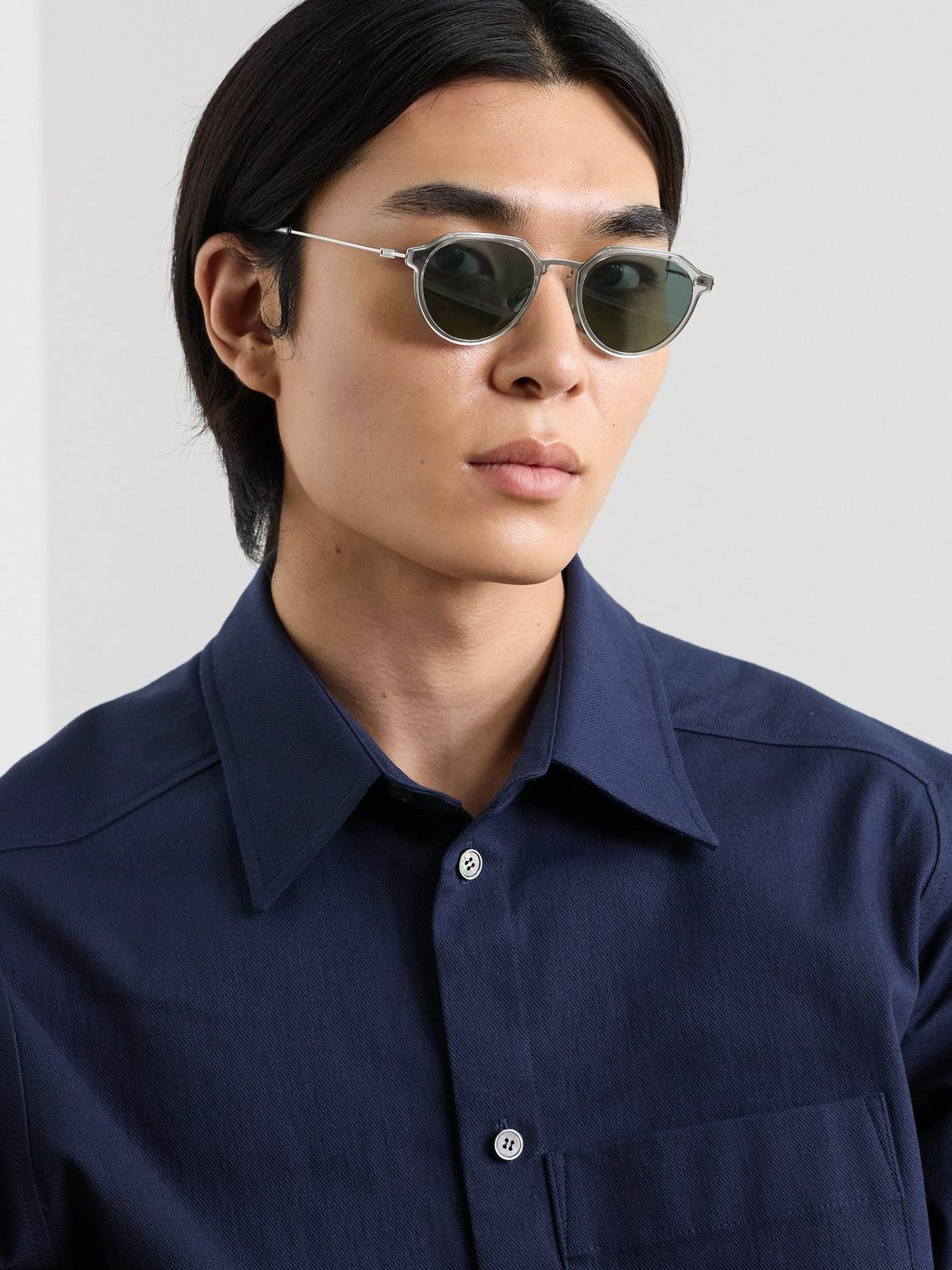 【関税送料込】☆BOTTEGA VENETA☆Ultrathin Panthos サングラス Bottega Veneta - Ultrathin Panthos Round-Frame Acetate and